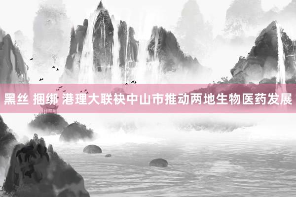 黑丝 捆绑 港理大联袂中山市推动两地生物医药发展