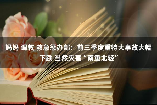 妈妈 调教 救急惩办部：前三季度重特大事故大幅下跌 当然灾害“南重北轻”