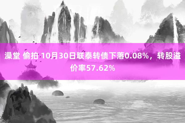 澡堂 偷拍 10月30日联泰转债下落0.08%，转股溢价率57.62%