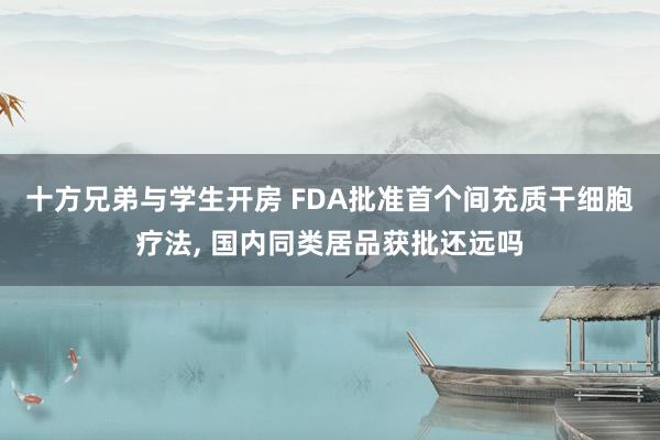 十方兄弟与学生开房 FDA批准首个间充质干细胞疗法， 国内同类居品获批还远吗