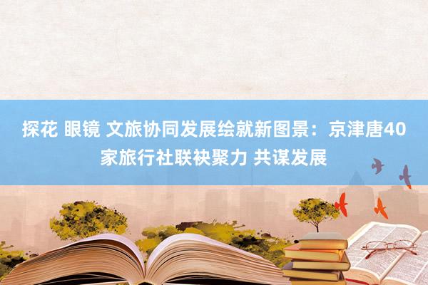 探花 眼镜 文旅协同发展绘就新图景：京津唐40家旅行社联袂聚力 共谋发展