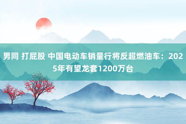 男同 打屁股 中国电动车销量行将反超燃油车：2025年有望龙套1200万台